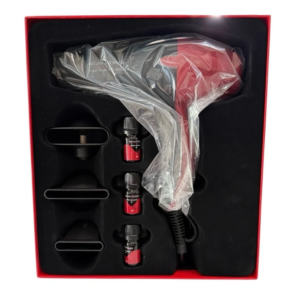 Argan Woman AW4600 Turbo Hair Dryer – Pro Ionic + Argan Oil Kit